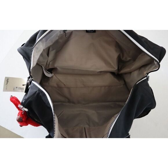 Kipling KI9025 Unisex L Black/White/Rainbow Itska N2 Weekender Duffle Bag $169+ - Picture 7 of 16